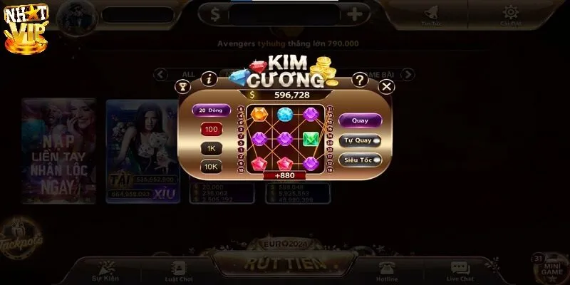 Mini Game Kim Cương | Cách Chơi Và Mẹo Quay Hiệu Quả